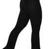 Sunzel Flare Leggings, Crossover Yoga Pants with Tummy Control, High-Waisted and Wide Leg - Image 3