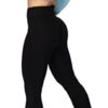 Sunzel Flare Leggings, Crossover Yoga Pants with Tummy Control, High-Waisted and Wide Leg - Image 5