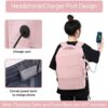 Hanples Large Travel Laptop Backpack for Women, Carry On Backpack, Hiking Backpack, Waterproof Durable Business Backpack with USB Charging Port, College Computer Bag, Fits 16 Inch Laptop - Image 42