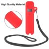 KINEEPLE Leather Case for JUUL Holder, Long Lanyard Necklace, Pen Cover, Detachable Protective Strap, Easy to Carry,Anti-Lost,for Outdoor/Offiice（Red） - Image 4