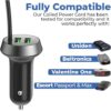 Radar Detector Power Cord with Dual USB Charger Ports - Replacement Power Adapter Compatible with Valentine One, Escort, Passport, Uniden R3/R4/R7/R8, and Beltronics Radar Detectors - Image 2