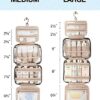 BAGSMART Toiletry Bag Hanging Travel Makeup Organizer with TSA Approved Transparent Cosmetic Bag Makeup Bag for Full Sized Toiletries, Medium-Black - Image 5