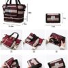 TOOSEA New Foldable Dry/Wet Separation Travel Duffle Bag for Women Carry On with Shoe Compartment Luggage Sleeve, Large Capacity Folding Travel Tote Gym Bag, Weekender Overnight Bag - Image 3