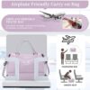 Weekender Bags for Women,Personal Item Travel Bag with Shoes Compartment,Overnight Travel Duffel Bag with Wet Pocket and Separate Toiletry Bag,Gym Bag - Image 8