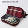 TOOSEA New Foldable Dry/Wet Separation Travel Duffle Bag for Women Carry On with Shoe Compartment Luggage Sleeve, Large Capacity Folding Travel Tote Gym Bag, Weekender Overnight Bag - Image 5