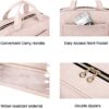 BAGSMART Toiletry Bag Travel Bag with Hanging Hook, Water-resistant Makeup Cosmetic Bag Travel Organizer for Accessories, Shampoo, Full-size Container, Toiletries - Image 6