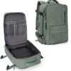Large Travel Backpack Women, Carry On Casual Daypack,Waterproof Outdoor Sports Rucksack Fit 14 Inch Laptop with USB Charging Port Shoes Compartment for Hiking, Green