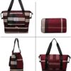TOOSEA New Foldable Dry/Wet Separation Travel Duffle Bag for Women Carry On with Shoe Compartment Luggage Sleeve, Large Capacity Folding Travel Tote Gym Bag, Weekender Overnight Bag - Image 8