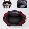TOOSEA New Foldable Dry/Wet Separation Travel Duffle Bag for Women Carry On with Shoe Compartment Luggage Sleeve, Large Capacity Folding Travel Tote Gym Bag, Weekender Overnight Bag - Image 6