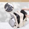 Sinaliy Large Travel Backpack for Women, 40L Carry On Backpack, 17 Inch Laptop Waterproof Casual Backpack, College Bookbag, Backpack for Women, as Person Item Flight Approved - Image 5