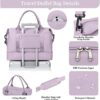 Weekender Bags for Women,Personal Item Travel Bag with Shoes Compartment,Overnight Travel Duffel Bag with Wet Pocket and Separate Toiletry Bag,Gym Bag - Image 6