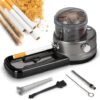 COOL KNIGHT Electric Cigarette Rolling Machine, Portable Tobacco Injector Machine can Grind Filled with Herb, Tobacco, etc. Suitable for Cigarette Tubes and Rolling Papers
