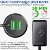 Radar Detector Power Cord with Dual USB Charger Ports - Replacement Power Adapter Compatible with Valentine One, Escort, Passport, Uniden R3/R4/R7/R8, and Beltronics Radar Detectors - Image 4