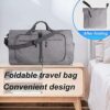 Vomgomfom Travel Duffle Bag for Men, 65L Foldable Travel Duffel Bag with Shoes Compartment Overnight Bag for Men Women Waterproof & Tear Resistant 65L 85L 115L - Image 8