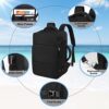 Hanples Large Travel Laptop Backpack for Women, Carry On Backpack, Hiking Backpack, Waterproof Durable Business Backpack with USB Charging Port, College Computer Bag, Fits 16 Inch Laptop - Image 31