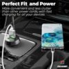 Radar Detector Power Cord with Dual USB Charger Ports - Replacement Power Adapter Compatible with Valentine One, Escort, Passport, Uniden R3/R4/R7/R8, and Beltronics Radar Detectors - Image 5