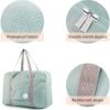 Narwey For Spirit Airlines Foldable Travel Duffel Bag Tote Carry on Luggage Sport Duffle Weekender Overnight for Women and Girls (1112 Mint Green) - Image 5