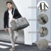 Travel Duffle Bag for Men - Foldable Duffel Bag with Shoes Compartment - Overnight Bags Waterproof & Tear Resistant - Image 4