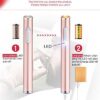 Usb Mini Lighters Electronic Rechargeable Windproof Flameless Cigarette Plasma Lighter (Rose Gold) - Image 3