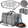 Vomgomfom Travel Duffle Bag for Men, 65L Foldable Travel Duffel Bag with Shoes Compartment Overnight Bag for Men Women Waterproof & Tear Resistant 65L 85L 115L - Image 3