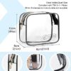 BAGSMART Toiletry Bag Hanging Travel Makeup Organizer with TSA Approved Transparent Cosmetic Bag Makeup Bag for Full Sized Toiletries, Medium-Black - Image 7