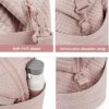 Weekender Bags for Women, BAGSMART Gym Bag with Yoga Mat, Travel Duffle Overnight Bag for Travel Essentials, Large Hospital Bag for Labor and Delivery(Pink) - Image 5