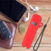 KINEEPLE Leather Case for JUUL Holder, Long Lanyard Necklace, Pen Cover, Detachable Protective Strap, Easy to Carry,Anti-Lost,for Outdoor/Offiice（Red） - Image 5