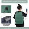 Hanples Large Travel Laptop Backpack for Women, Carry On Backpack, Hiking Backpack, Waterproof Durable Business Backpack with USB Charging Port, College Computer Bag, Fits 16 Inch Laptop - Image 60