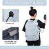 Hanples Large Travel Laptop Backpack for Women, Carry On Backpack, Hiking Backpack, Waterproof Durable Business Backpack with USB Charging Port, College Computer Bag, Fits 16 Inch Laptop - Image 6