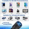[Apple MFi Certified] iPhone Fast Car Charger, Rombica 4.8A Dual USB Smart Power Car Rapid Charger + 2 Pack Lightning to USB Braided Cable Quick Car Charge for iPhone 14 13 12 11 Pro/XS/XR/SE/X 8/iPad - Image 7
