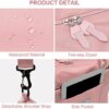 Womens travel bags, weekender carry on for women, sports Gym Bag, workout duffel bag, overnight shoulder Bag fit 15.6 inch Laptop Pink Large - Image 5