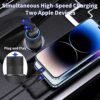 [Apple MFi Certified] iPhone Fast Car Charger, Rombica 4.8A Dual USB Smart Power Car Rapid Charger + 2 Pack Lightning to USB Braided Cable Quick Car Charge for iPhone 14 13 12 11 Pro/XS/XR/SE/X 8/iPad - Image 8