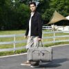 Travel Duffle Bag for Men - Foldable Duffel Bag with Shoes Compartment - Overnight Bags Waterproof & Tear Resistant - Image 2